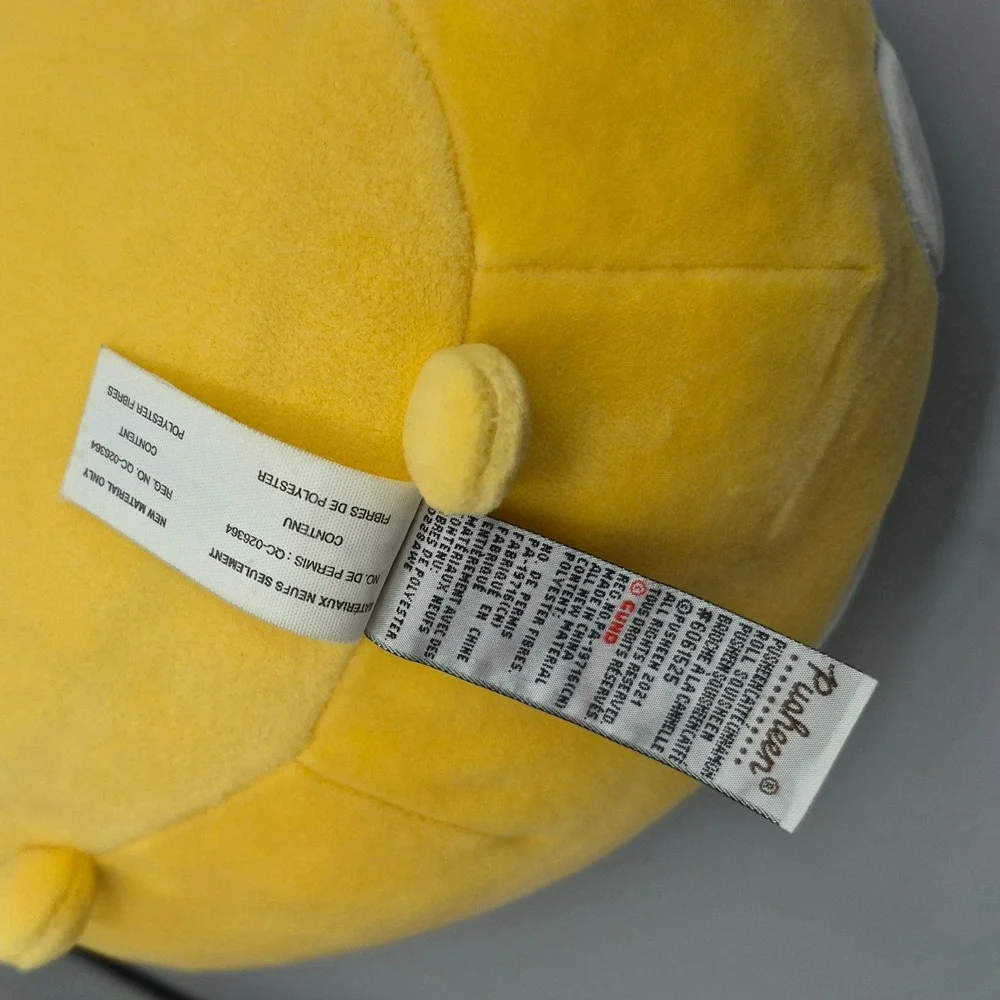 Pusheen by GUND Cinnamon Roll Squisheen Plush Cat Yellow White 6061525 2021